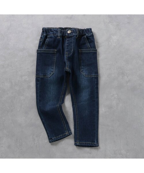 F.O.KIDS（エフオーキッズ）の「裏起毛ストレッチデニム（デニムパンツ・キッズ・ブラック/ブルー/ネイビー・80/90/100/110/120/130/140/150）」の22枚目の写真