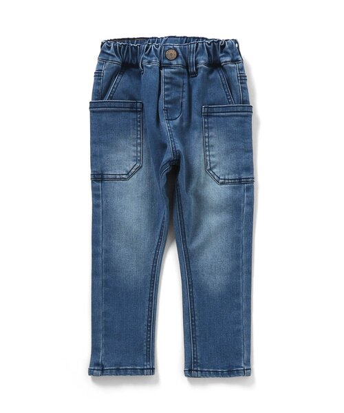 F.O.KIDS（エフオーキッズ）の「裏起毛ストレッチデニム（デニムパンツ・キッズ・ブラック/ブルー/ネイビー・80/90/100/110/120/130/140/150）」の10枚目の写真