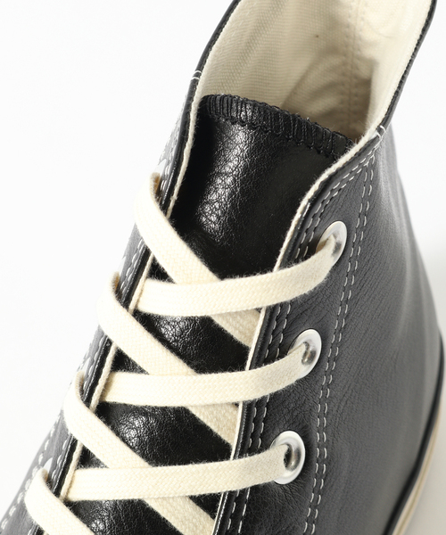 CONVERSE（コンバース）の「CONVERSE(コンバース) LEATHER ALL STAR J HI 31312810（スニーカー・メンズ・ブラック・26cm/26.5cm/27cm/27.5cm）」の2枚目の写真