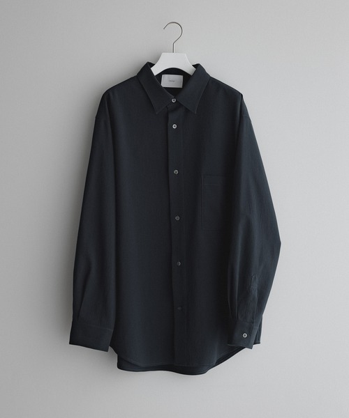 remer（リメール）の「loose Relax crepe over shirt / ルーズ