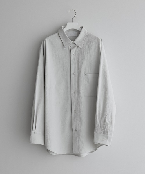 トップス loose Relax crepe over shirt loose Relax crepe over shirt / ルーズリラックス楊柳オーバー