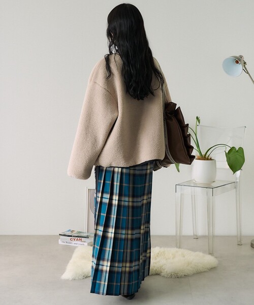 ボア ショートジャケット S〜XL シングルブレスト 81xwLl+aLEL._UY1000_.jpg