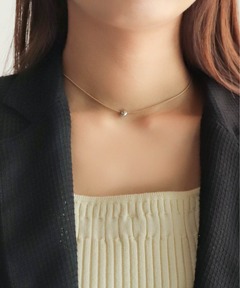ネックレス・ペンダント Numbering Side Pave Bar Necklace #3726 5BNY039 Side Pave Bar Necklace #3726 (Numbering/ネックレス