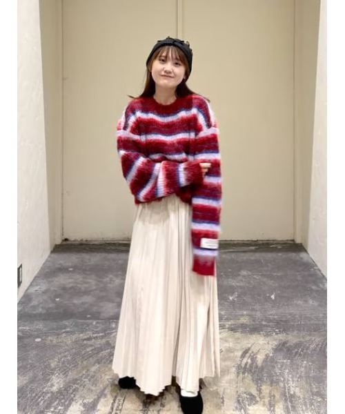 ☆未使用☆タグ付 フラボア ヘリンミック ニットプルオーバー サイズ1 niko and（ニコアンド）の「【WILLIAM B.ELIOTT】ブラッシュ