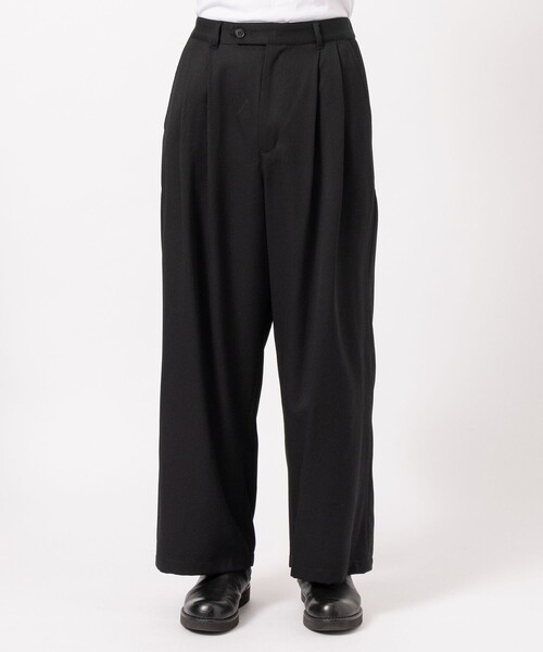 JUHA/ユハ】2TUCK WIDE EASY PANTS（スラックス）｜JUHA（ユハ