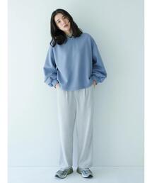 Samansa Mos2 blue | カットコールパンツ(その他パンツ)