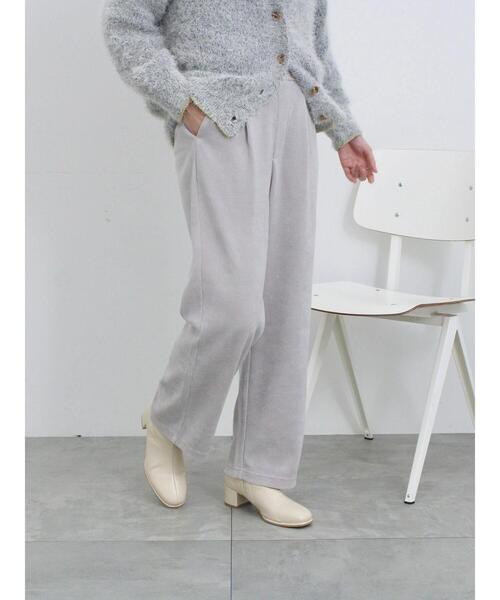 Samansa Mos2 blue(サマンサモスモスブルー)の「カットコールパンツ(その他パンツ・レディース・パープル/グレー/ブラック/カーキ・F)」の7枚目の写真