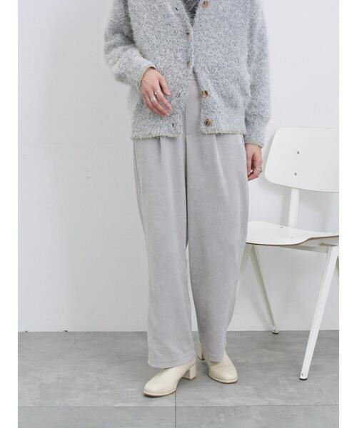 Samansa Mos2 blue(サマンサモスモスブルー)の「カットコールパンツ(その他パンツ・レディース・パープル/グレー/ブラック/カーキ・F)」の8枚目の写真