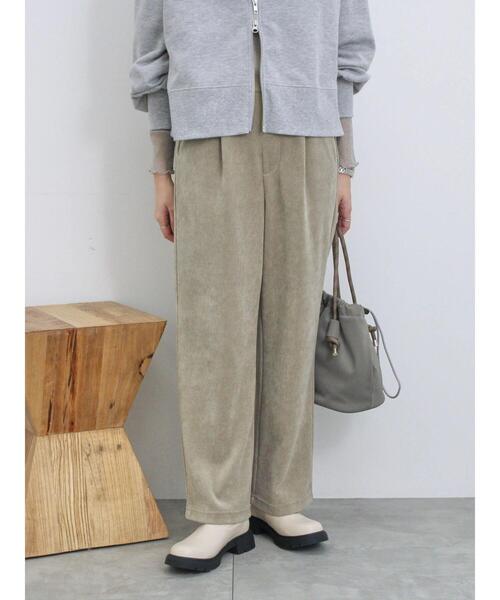 Samansa Mos2 blue(サマンサモスモスブルー)の「カットコールパンツ(その他パンツ・レディース・パープル/グレー/ブラック/カーキ・F)」の16枚目の写真