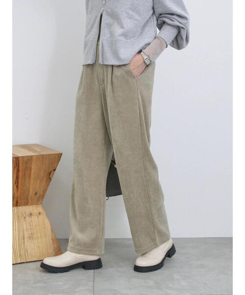 Samansa Mos2 blue(サマンサモスモスブルー)の「カットコールパンツ(その他パンツ・レディース・パープル/グレー/ブラック/カーキ・F)」の17枚目の写真