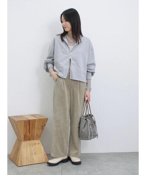 Samansa Mos2 blue(サマンサモスモスブルー)の「カットコールパンツ(その他パンツ・レディース・パープル/グレー/ブラック/カーキ・F)」の20枚目の写真