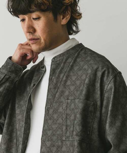 URBAN RESEARCH DOORS(アーバンリサーチドアーズ)の「『UR TECH』裏起毛タートルネック ロンTシャツ(Tシャツ/カットソー・メンズ・ブラック/ホワイト・MEDIUM/LARGE)」の5枚目の写真