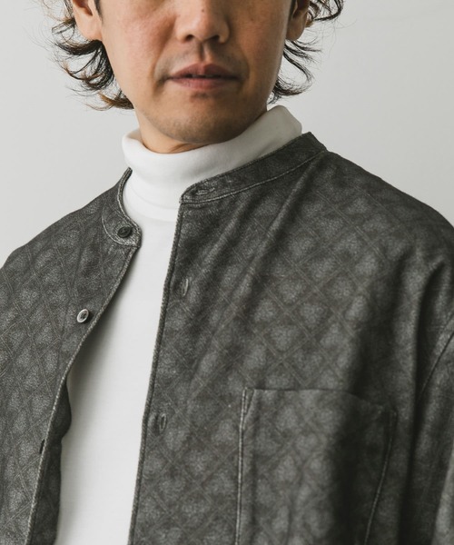 URBAN RESEARCH DOORS(アーバンリサーチドアーズ)の「『UR TECH』裏起毛タートルネック ロンTシャツ(Tシャツ/カットソー・メンズ・ブラック/ホワイト・MEDIUM/LARGE)」の6枚目の写真