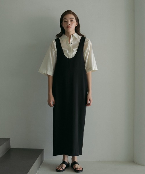 anuke(アンヌーク)の「Halfsleeve Box Shirts(シャツ/ブラウス・レディース・ミント/ブラウン/アイボリー・FREE)」の8枚目の写真