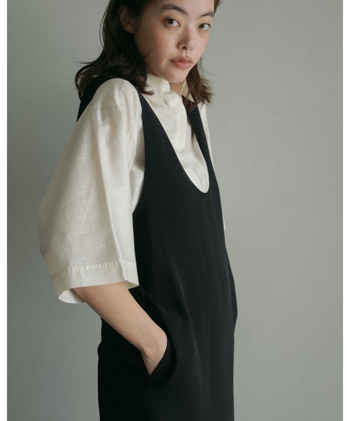 anuke(アンヌーク)の「Halfsleeve Box Shirts(シャツ/ブラウス・レディース・ミント/ブラウン/アイボリー・FREE)」の10枚目の写真