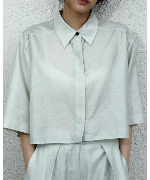 セール】Halfsleeve Box Shirts（シャツ/ブラウス）｜anuke