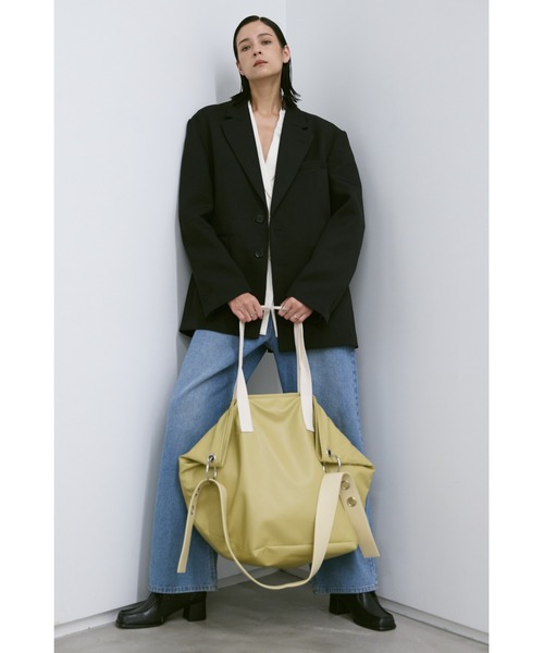 un/neu(アンノイ)の「コンビソフトレザースーパービッグバッグ / BIGトート / 旅行バッグ(トートバッグ・レディース・ブラウン/イエロー/ブラック・FREE)」の22枚目の写真