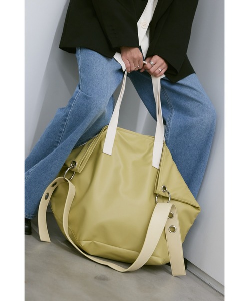 un/neu（アンノイ）の「コンビソフトレザースーパービッグバッグ / BIG