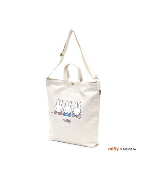Miffy（ ミッフィー）の「ミッフィー 2WAY帆布トートショルダー ナチュラルミッフィートリオ SIFF（トートバッグ・メンズ・マルチ・FREE）」の2枚目の写真