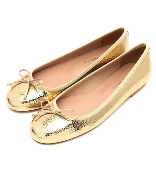 OUTLET(アウトレット)の「【CIAOPANIC TYPY】メタリックバレーシューズ(バレエシューズ・レディース・ゴールド・36)」の1枚目の写真