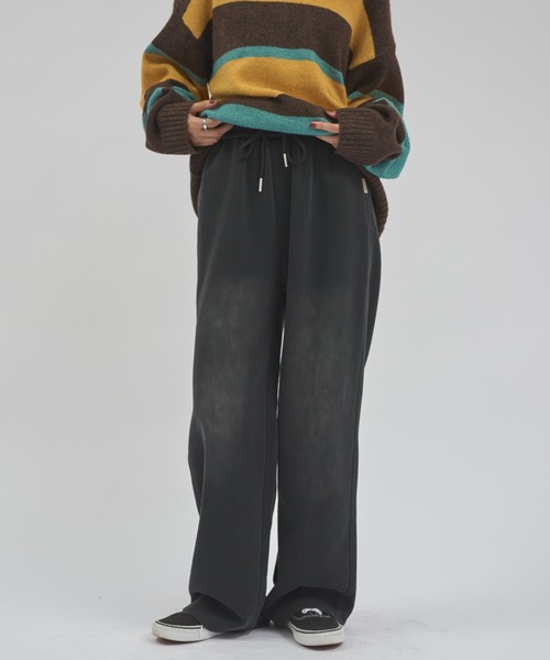 ヴィンテージライクワイドスウェットパンツ（スウェットパンツ）｜MERLOT（メルロー）