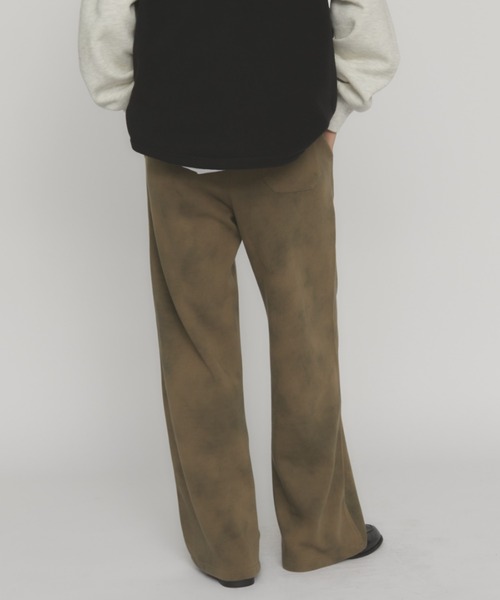 MERLOT(メルロー)の「ヴィンテージライクワイドスウェットパンツ(スウェットパンツ・レディース・ブラック/ベージュ・FREE)」の13枚目の写真