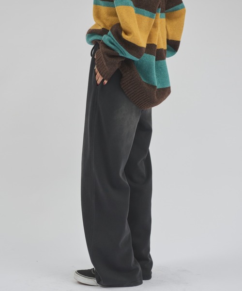 MERLOT(メルロー)の「ヴィンテージライクワイドスウェットパンツ(スウェットパンツ・レディース・ブラック/ベージュ・FREE)」の17枚目の写真