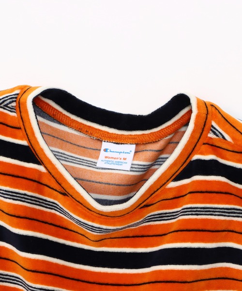 Champion/チャンピオン】レディース ショートスリーブボーダーT
