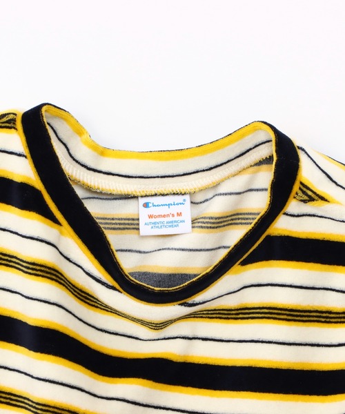 tシャツ 「Champion/チャンピオン」レディース ショートスリーブボーダーTシャツ レディース セール】【Champion/チャンピオン】レディース ショートスリーブ