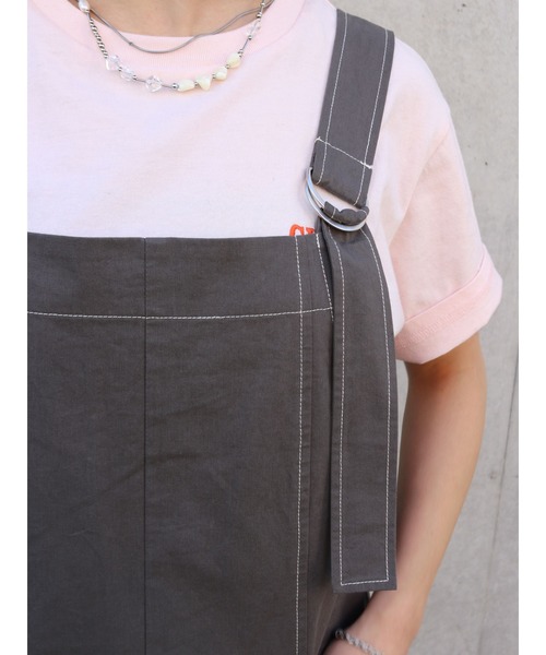 新品　Ungrid 【WEB限定】ステッチデザインサロペット セール】【WEB限定】ステッチデザインサロペット（サロペット