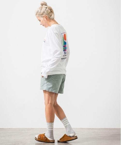 OFFSHORE（オフショア）の「LOGO SURFBOARDS L/S TEE/サーフボーダーズ ロングスリーブティ（Tシャツ/カットソー・メンズ・ホワイト/ブルー/チャコール・S/M/L/XL）」の17枚目の写真