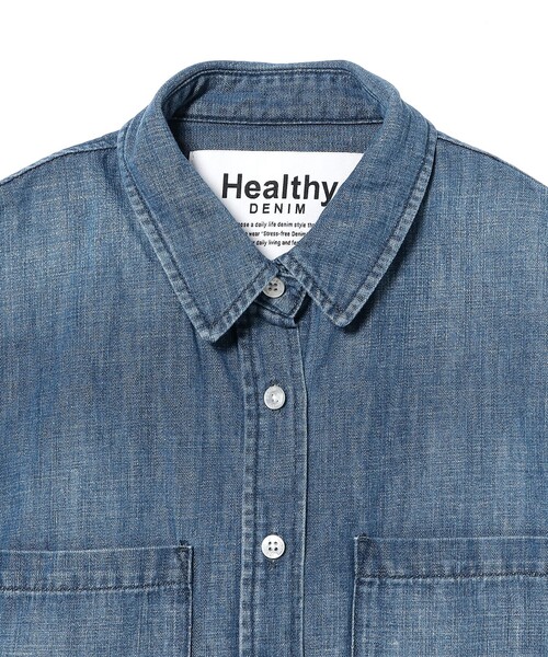 ヘルシーデニム　Healthy denim cottonシャツ　タグ付き新品 Healthy DENIM / Breezy Rosehip（シャツ/ブラウス）｜Healthy