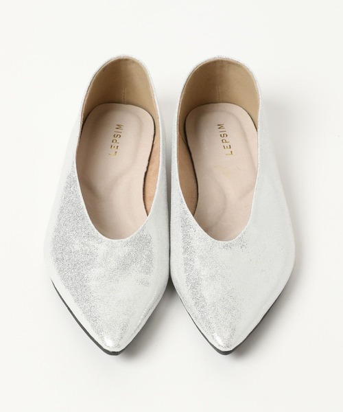 LEPSIM（レプシィム）の「ソフトクッションポインテッドパンプス　290440（パンプス・レディース・アイボリー/シルバー/ブラック・MEDIUM/LARGE）」の4枚目の写真