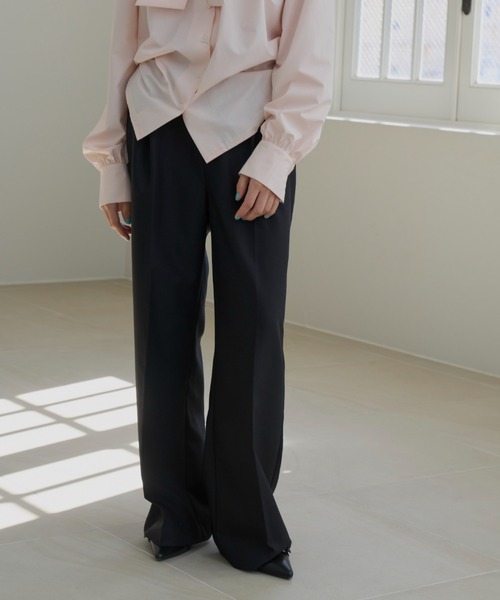 haek（ハク）の「layered pants/レイヤードパンツ（その他パンツ・レディース・ネイビー/ブラック・FREE）」の16枚目の写真