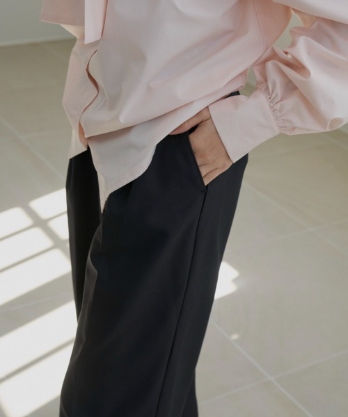 haek（ハク）の「layered pants/レイヤードパンツ（その他パンツ・レディース・ネイビー/ブラック・FREE）」の18枚目の写真