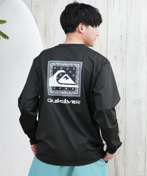 ✳️良品★クイックシルバー ★ロンスプ★超伸縮生地★オーダーL位★信頼の日本製 ムラサキスポーツ限定】QUIKSILVER/クイックシルバー 長袖Tシャツ ロン