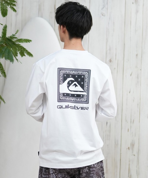 ✳️良品★クイックシルバー ★ロンスプ★超伸縮生地★オーダーL位★信頼の日本製 ムラサキスポーツ限定】QUIKSILVER/クイックシルバー 長袖Tシャツ ロン