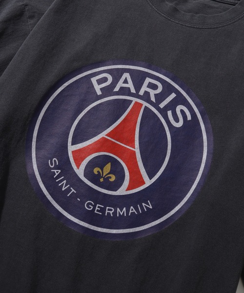 PARIS SAINT-GERMAIN(パリサンジェルマン)の「【Paris Saint-Germain/パリサンジェルマン】ヴィンテージピグメント加工 ロゴエンブレム 半袖Tシャツ(Tシャツ/カットソー・メンズ・スミクロ/ブラック系1・M/L/XL)」の9枚目の写真