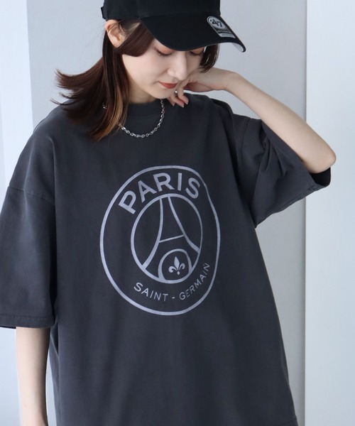 PARIS SAINT-GERMAIN(パリサンジェルマン)の「【Paris Saint-Germain/パリサンジェルマン】ヴィンテージピグメント加工 ロゴエンブレム 半袖Tシャツ(Tシャツ/カットソー・メンズ・スミクロ/ブラック系1・M/L/XL)」の17枚目の写真
