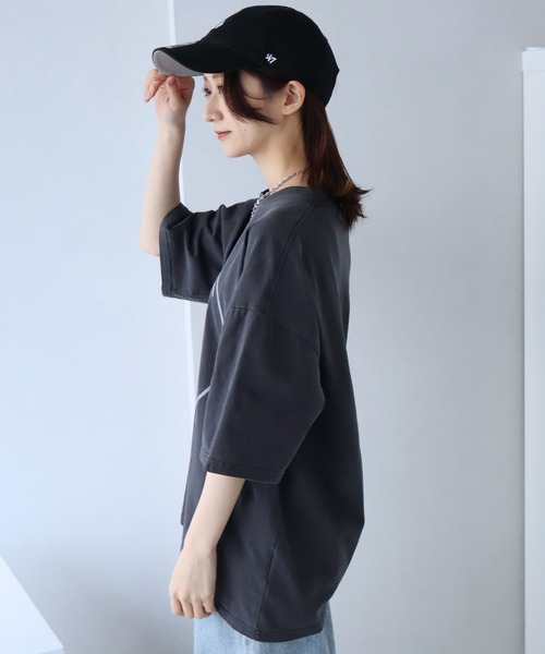 PARIS SAINT-GERMAIN(パリサンジェルマン)の「【Paris Saint-Germain/パリサンジェルマン】ヴィンテージピグメント加工 ロゴエンブレム 半袖Tシャツ(Tシャツ/カットソー・メンズ・スミクロ/ブラック系1・M/L/XL)」の18枚目の写真