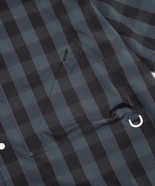 F/CE. （エフシーイー）の「F/CE. DOTAIR OPEN COLLAR SHIRT / エフシーイー ドットエア オープン カラー シャツ（シャツ/ブラウス・メンズ・チャコール/グレー・SMALL/MEDIUM/LARGE/X-LARGE）」の8枚目の写真