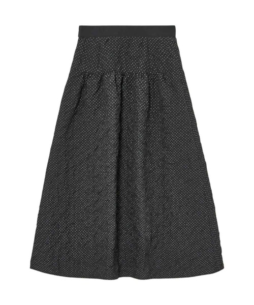 ANAYI(アナイ)の「ドットジャガードヨークギャザーフレアスカート(スカート・レディース・ブラック・36/38/34)」の5枚目の写真