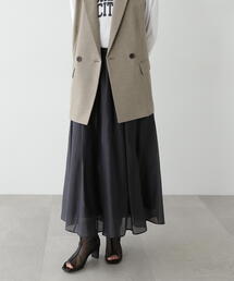 シアーボリュームスカート