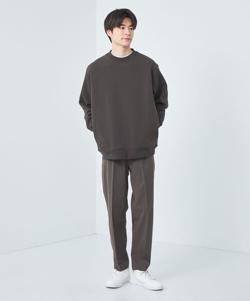 green label relaxing(グリーンレーベルリラクシング)の「ダブルニット クルーネック カットソー(Tシャツ/カットソー・メンズ・ライトグレー/ターコイズブルー/ダークグレー・M/XL/L/S)」の10枚目の写真