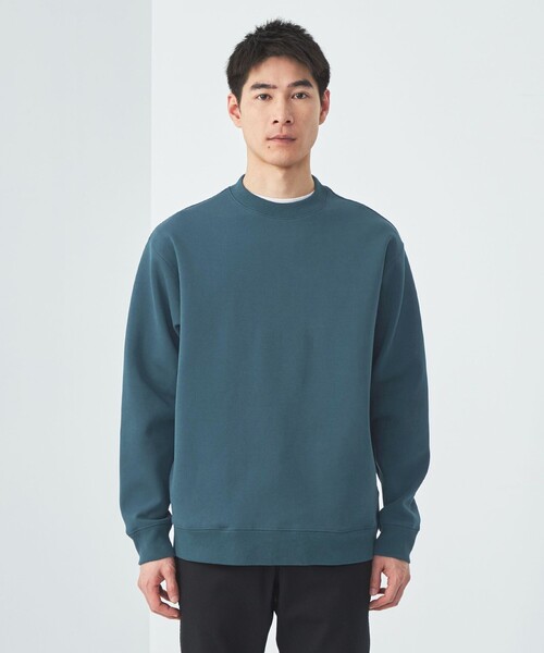 green label relaxing(グリーンレーベルリラクシング)の「ダブルニット クルーネック カットソー(Tシャツ/カットソー・メンズ・ライトグレー/ターコイズブルー/ダークグレー・M/XL/L/S)」の11枚目の写真