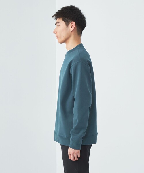 green label relaxing(グリーンレーベルリラクシング)の「ダブルニット クルーネック カットソー(Tシャツ/カットソー・メンズ・ライトグレー/ターコイズブルー/ダークグレー・M/XL/L/S)」の12枚目の写真