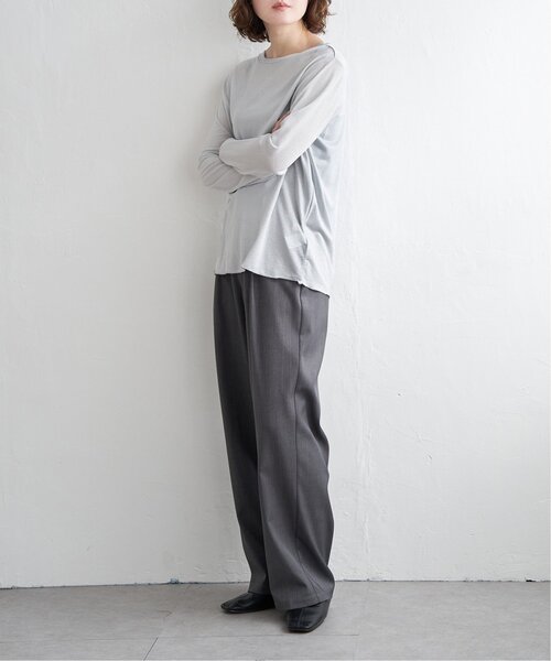 notch.(ノッチ)の「ラメシアーロンT(Tシャツ/カットソー・レディース・ブラック/ベージュ/シルバー・M)」の20枚目の写真