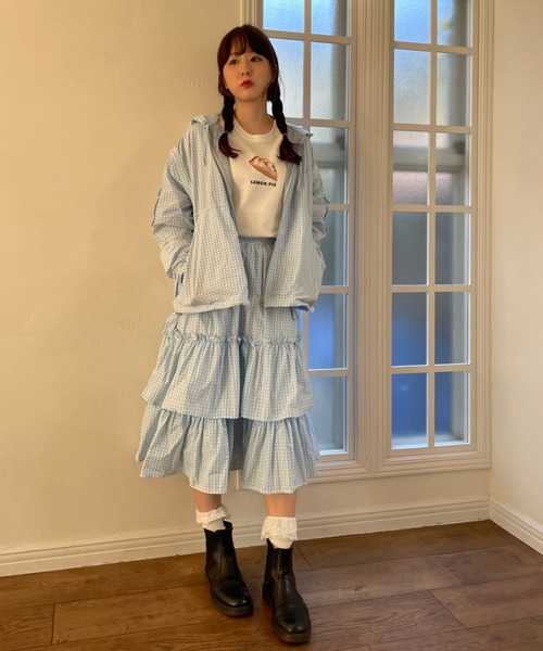 RUBY AND YOU（ルビーアンドユー）の「［select］レースソックス（ソックス/靴下・レディース・ブルー/ライトグレー/オフホワイト・FREE）」の4枚目の写真