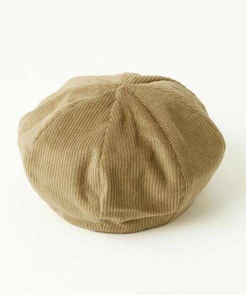 Another Edition（アナザーエディション）の「コーデュロイベレー帽/AE Cord ベレー（ハンチング/ベレー帽・レディース・ベージュ/ダークブラウン/オリーブ・フリー）」の8枚目の写真
