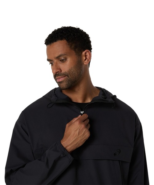 asics ダブルウィーブリラックスプルオーバージャケット 楽天市場】アシックス ジャケット ASICS ダブルウィーブ